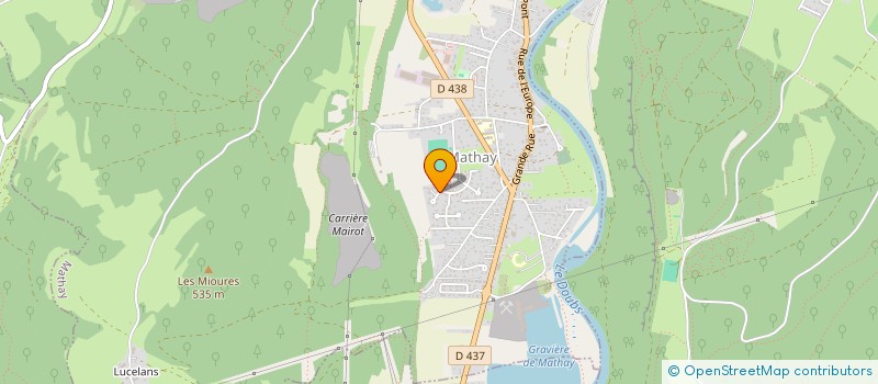 localisation de l'entreprise E.D.R BOIS &CONSEILS  MATHAY