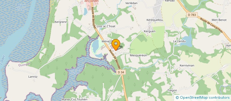 localisation de l'entreprise E.D.S.I. CORNOUAILLE à QUIMPER