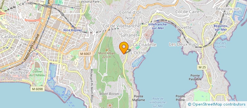 localisation de l'entreprise E D SERVICES à VILLEFRANCHE-SUR-MER
