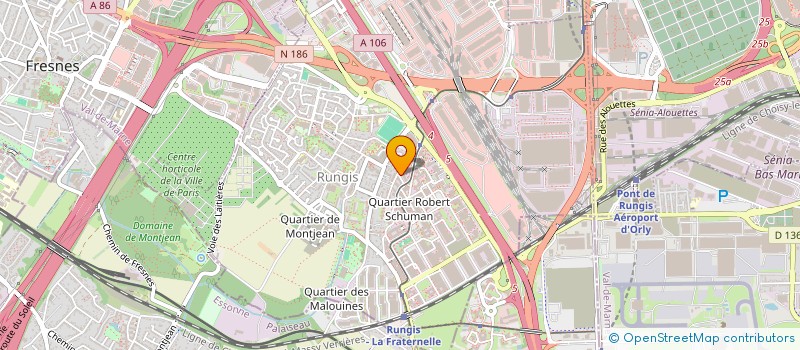localisation de l'entreprise E-DECLIC  RUNGIS