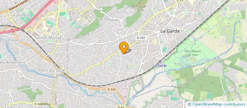 localisation de l'entreprise E-DEN à LA GARDE