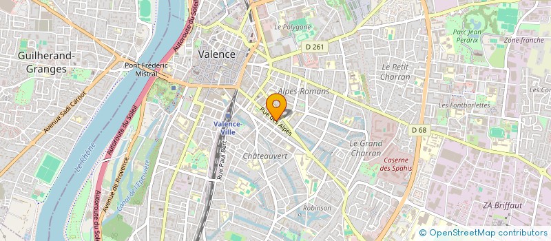 localisation de l'entreprise E-DENTEAM à VALENCE