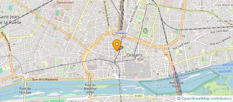 localisation de l'entreprise E-DESIGN à ORLEANS