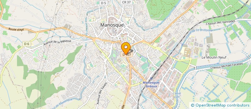 localisation de l'entreprise E-DIAG à MANOSQUE