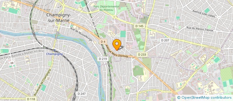 localisation de l'entreprise E-DIET FORMATION à CHAMPIGNY-SUR-MARNE