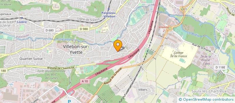 localisation de l'entreprise E-DIFISS à PALAISEAU