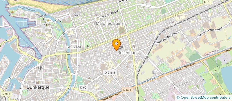 localisation de l'entreprise E-DOCK à DUNKERQUE