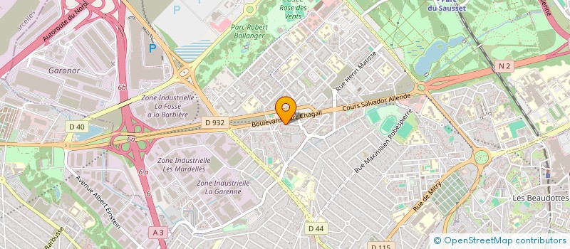 localisation de l'entreprise E. DREAM à AULNAY-SOUS-BOIS