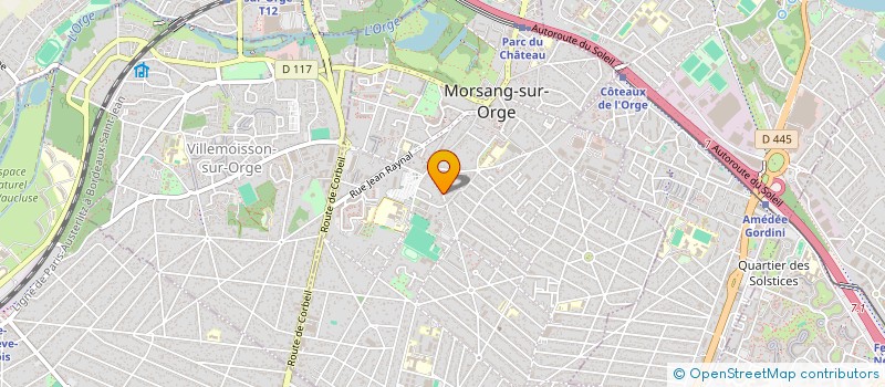 localisation de l'entreprise E-DRIVE à MORSANG-SUR-ORGE