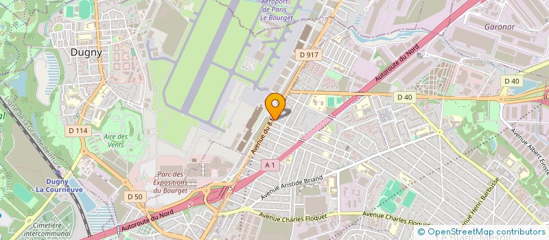 localisation de l'entreprise E-DRIVER à LE BLANC-MESNIL