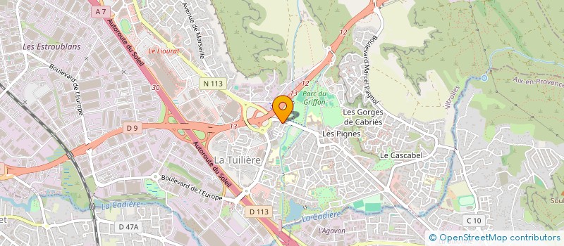 localisation de l'entreprise E-DRIVER VTC à VITROLLES