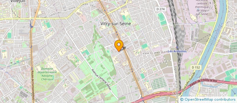 localisation de l'entreprise E-DRIVY  VITRY-SUR-SEINE