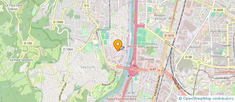 localisation de l'entreprise E-DSI à SEYSSINS