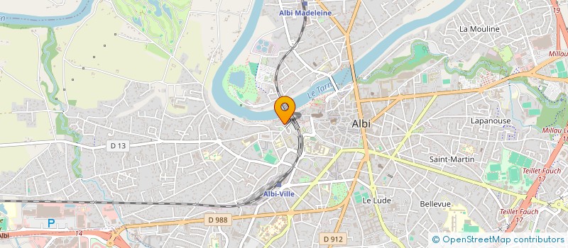 localisation de l'entreprise E.E.A.M à ALBI