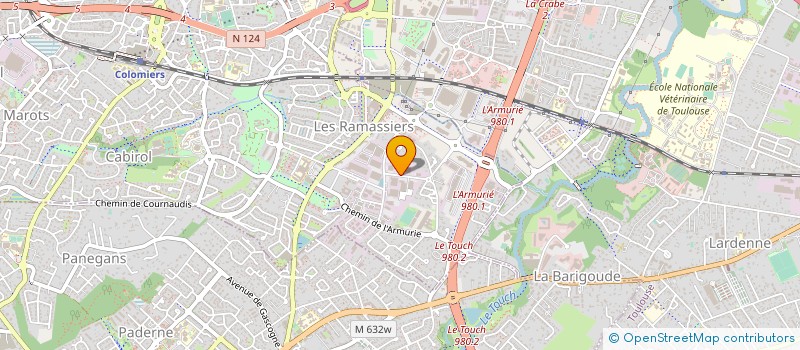 localisation de l'entreprise E.E.C. OPC à COLOMIERS