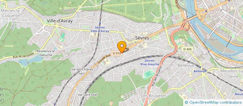localisation de l'entreprise E+E ELEKTRONIK FRANCE à SEVRES