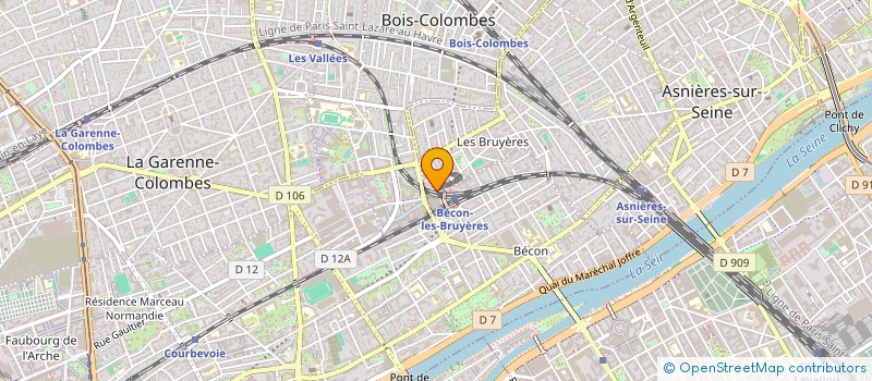 localisation de l'entreprise E&E GROUP  ASNIERES-SUR-SEINE