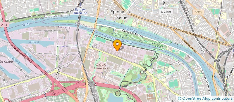 localisation de l'entreprise E.E.I. à VILLENEUVE-LA-GARENNE