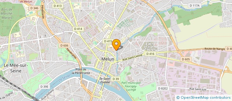 localisation de l'entreprise E.E.I. à MELUN