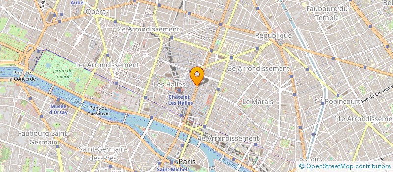 localisation de l'entreprise E EDIFICE COM à PARIS