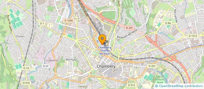 localisation de l'entreprise E.ELBAHLOULI  CHAMBERY