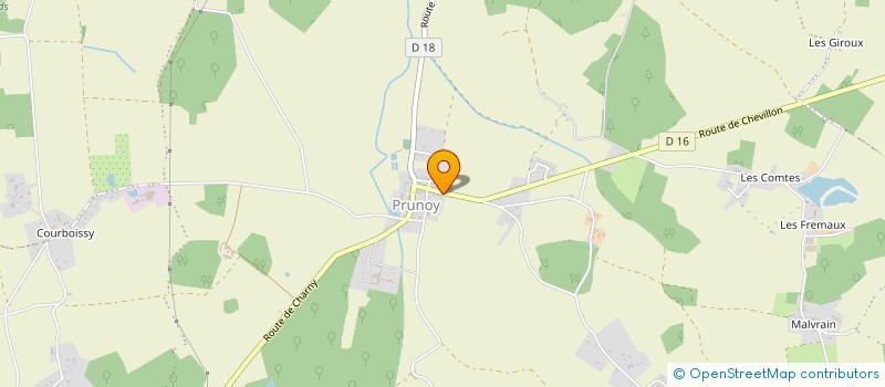 localisation de l'entreprise E.ELEC à CHARNY OREE DE PUISAYE
