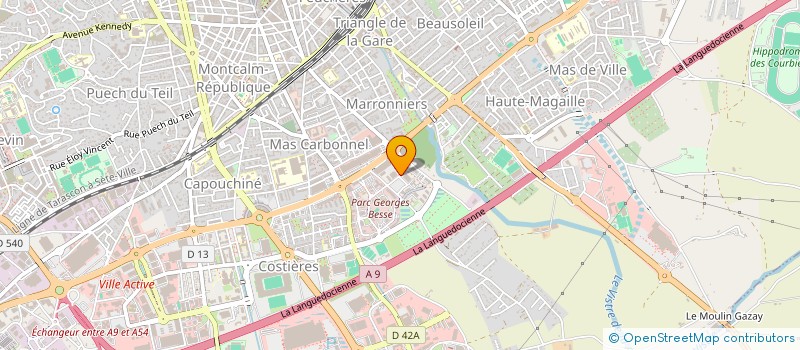 localisation de l'entreprise E.ENERGIE  NIMES