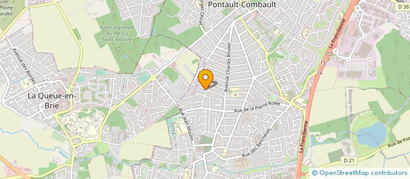 localisation de l'entreprise E ET C NEGOPRETS à PONTAULT-COMBAULT