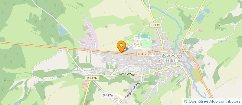 localisation de l'entreprise E ET D à BOURBONNE-LES-BAINS