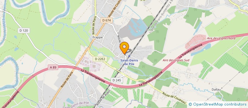 localisation de l'entreprise E ET J SANY CHAUFF  SAINT-DENIS-DE-PILE