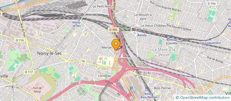 localisation de l'entreprise E ET M CELINE COMPANY PARIS à NOISY-LE-SEC