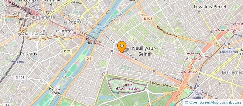 localisation de l'entreprise E ET T INTERNATIONAL TRADE COMPANY à NEUILLY-SUR-SEINE