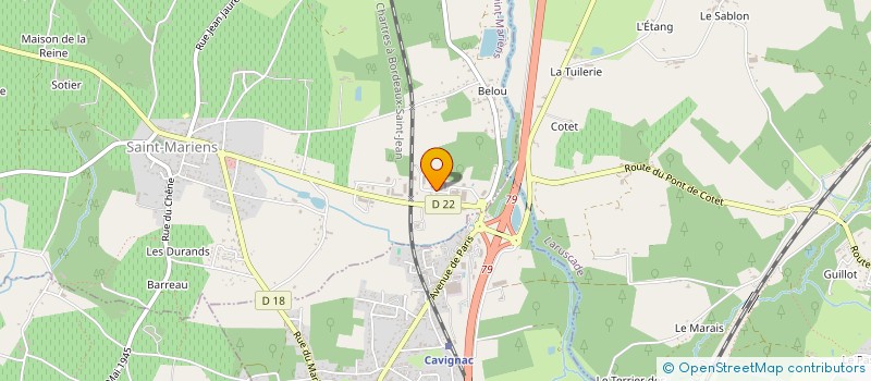 localisation de l'entreprise E.F.A. ECHAFAUDAGES à SAINT-MARIENS