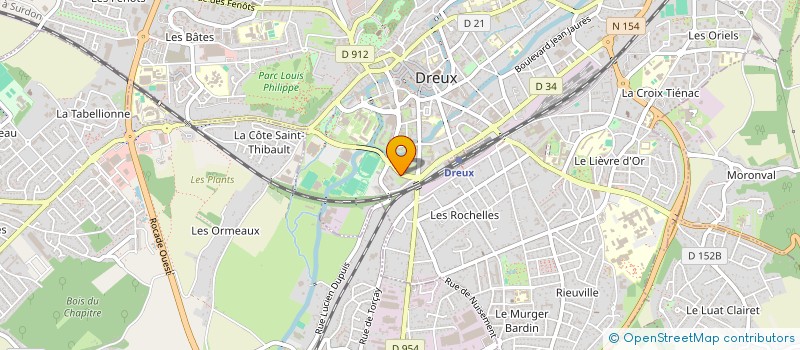 localisation de l'entreprise E.F.B. TECHNOLOGIE à DREUX