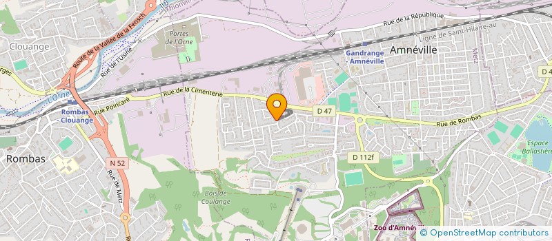 localisation de l'entreprise E.F.C.1  AMNEVILLE