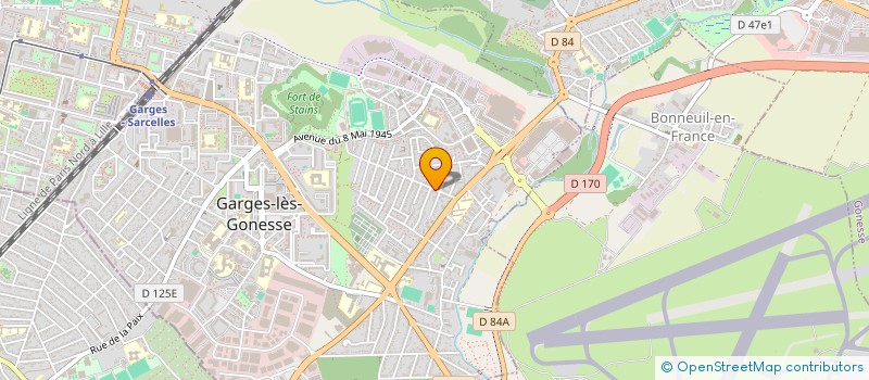 localisation de l'entreprise E.F.E à GARGES-LES-GONESSE