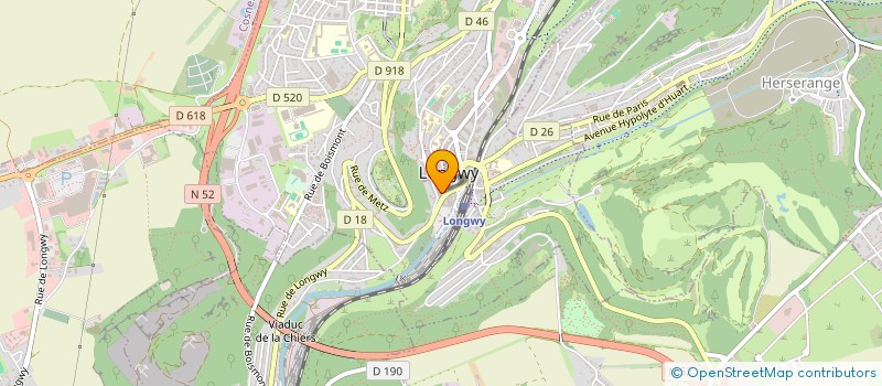 localisation de l'entreprise E F E BAT à LONGWY