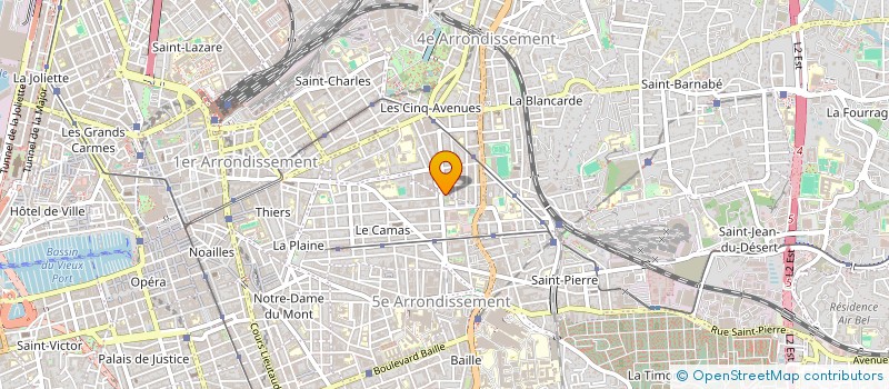 localisation de l'entreprise E.F.E.T. PROVENCE à MARSEILLE