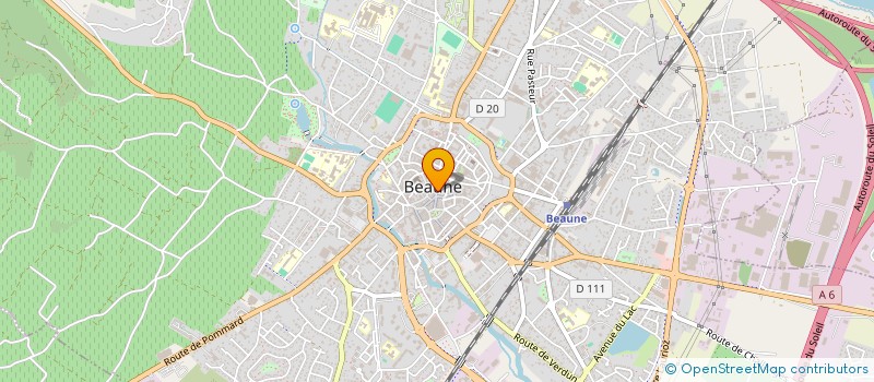 localisation de l'entreprise E.F.G à BEAUNE