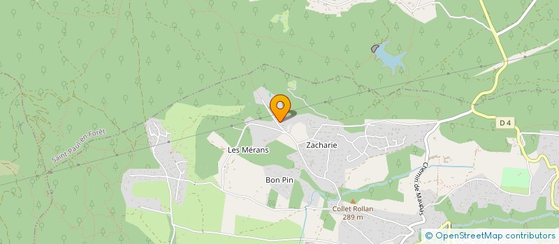 localisation de l'entreprise E.F. HOLDING  BAGNOLS-EN-FORET