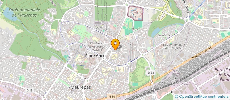 localisation de l'entreprise E.F LEVAGE  ELANCOURT