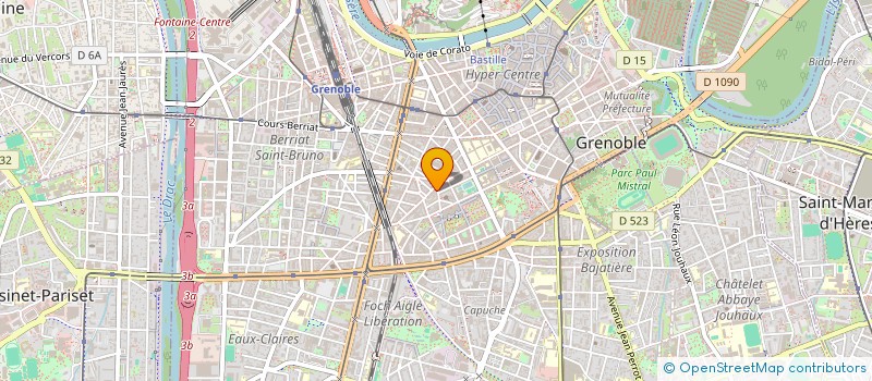 localisation de l'entreprise E.F.M  GRENOBLE