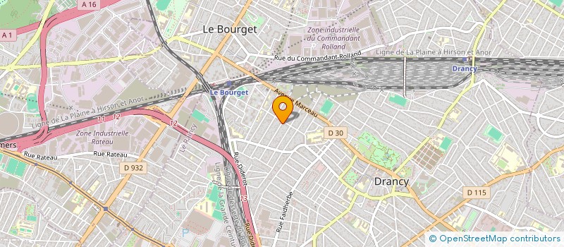 localisation de l'entreprise E F M A à DRANCY