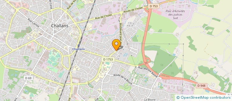 localisation de l'entreprise E F M O à CHALLANS