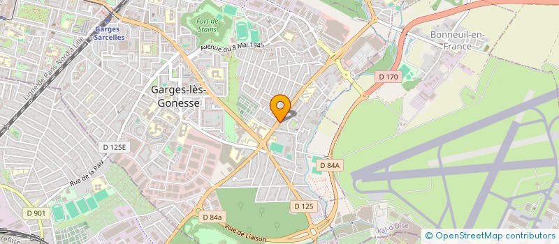 localisation de l'entreprise E.F.N à GARGES-LES-GONESSE