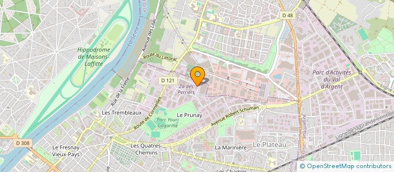 localisation de l'entreprise E.F.P à SARTROUVILLE
