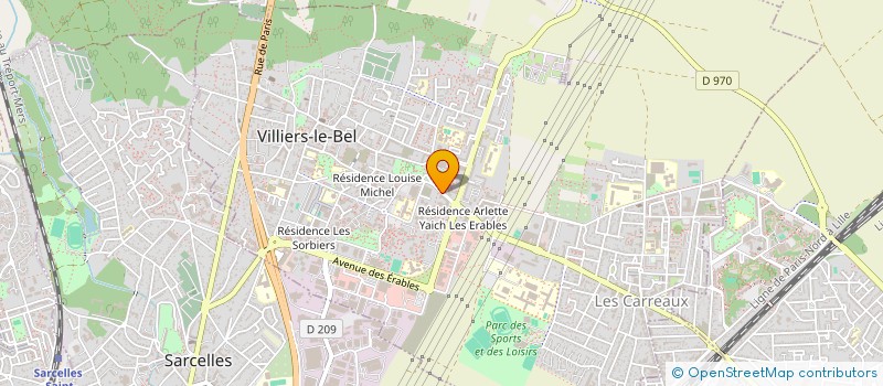 localisation de l'entreprise E.F.P CONSULTING à ARNOUVILLE