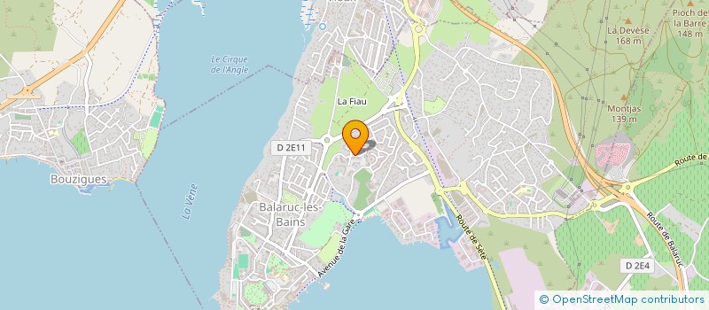 localisation de l'entreprise E.F.P.R  BALARUC-LES-BAINS