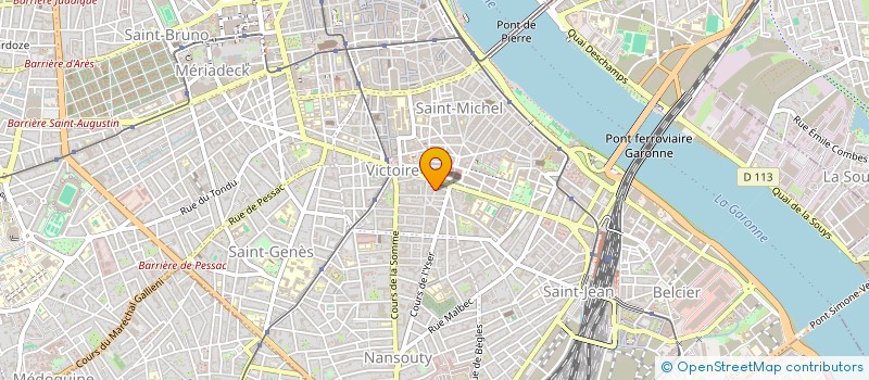 localisation de l'entreprise E.F.P.S. à BORDEAUX