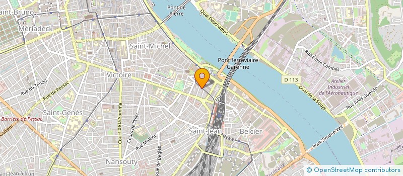 localisation de l'entreprise E.F.R. à BORDEAUX